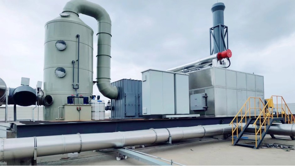 寧波某電子材料公司 沸石轉輪+催化燃燒CO 廢氣治理案例