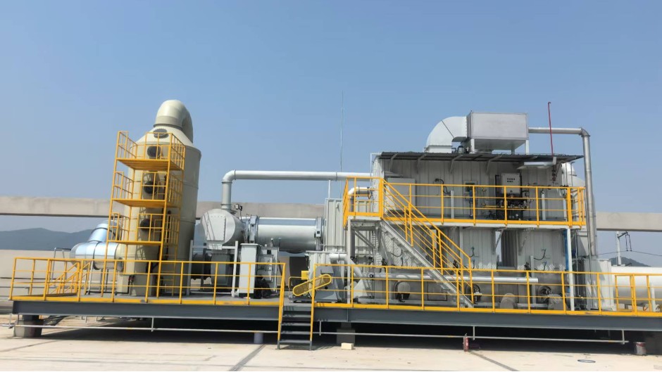 蘇州某機器公司  沸石轉輪+蓄熱式焚燒爐RTO 廢氣治理案例（二期）